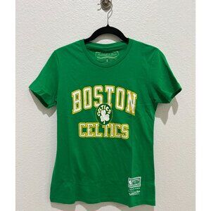 NEW Mitchell & Ness NBA Boston Celtics Kill The Clock Green Tee Shirt Womens M